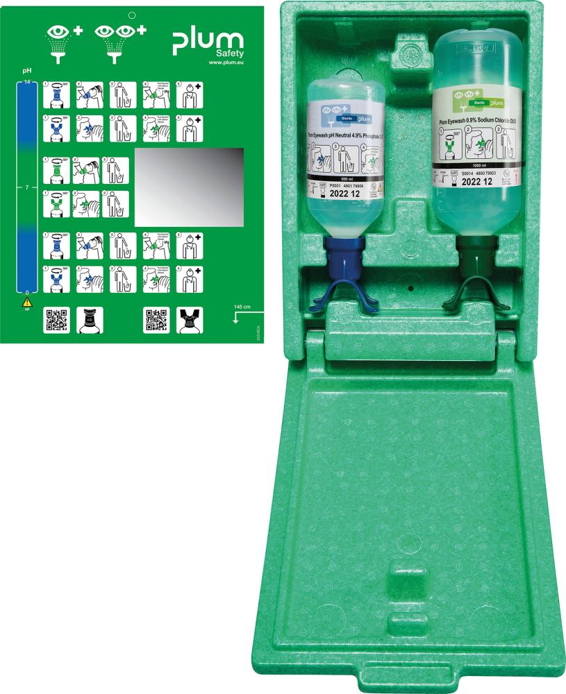 Augennotfallstation Duo, pH neutr.m.Fl.1000/500ml