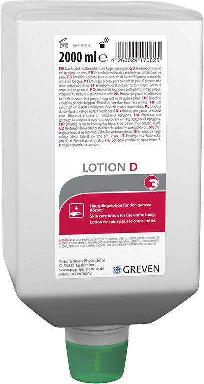 Hautpflegelot.Speziallot ion D, 2000 ml Variofl. GREVEN
