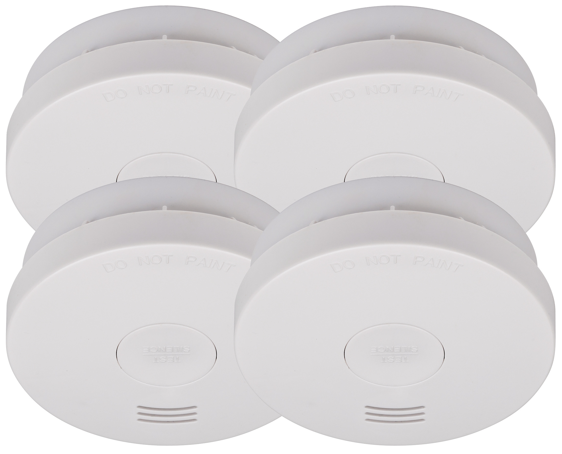 Rauchmelder SET, 4x RM L 3100 mit integrierter Batterie 10 Jahre