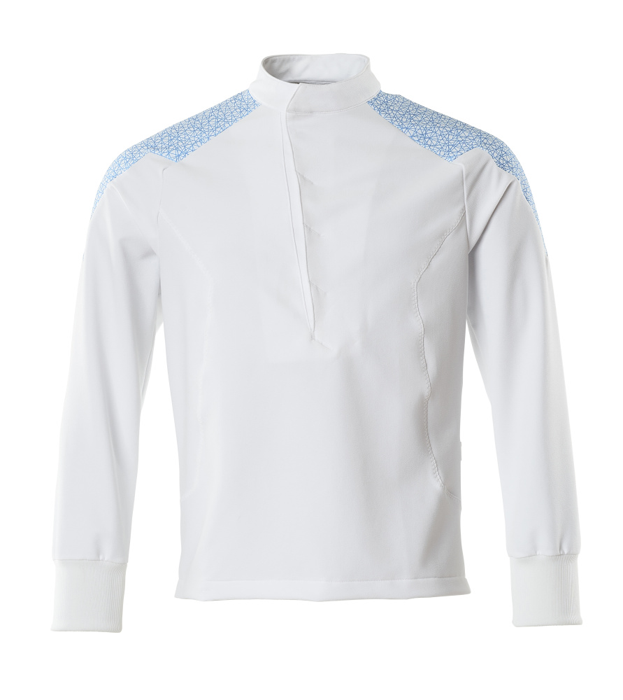 Schlupfkasack, ULTIMATE STRETCH Schlupfskasack Größe 2XL, weiss/azurblau