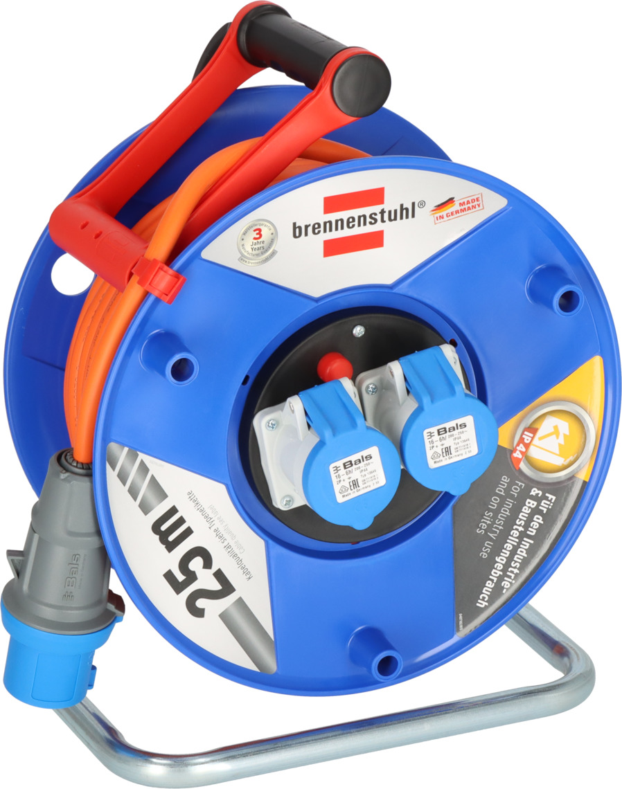 Garant CEE 2 IP44 Camping-/Maritimkabeltrommel 25m H07RN-F 3G2,5