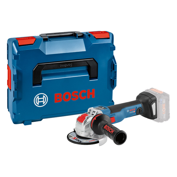 Akku-Winkelschleifer mit X-LOCK GWX 18V-10 SC in L-BOXX