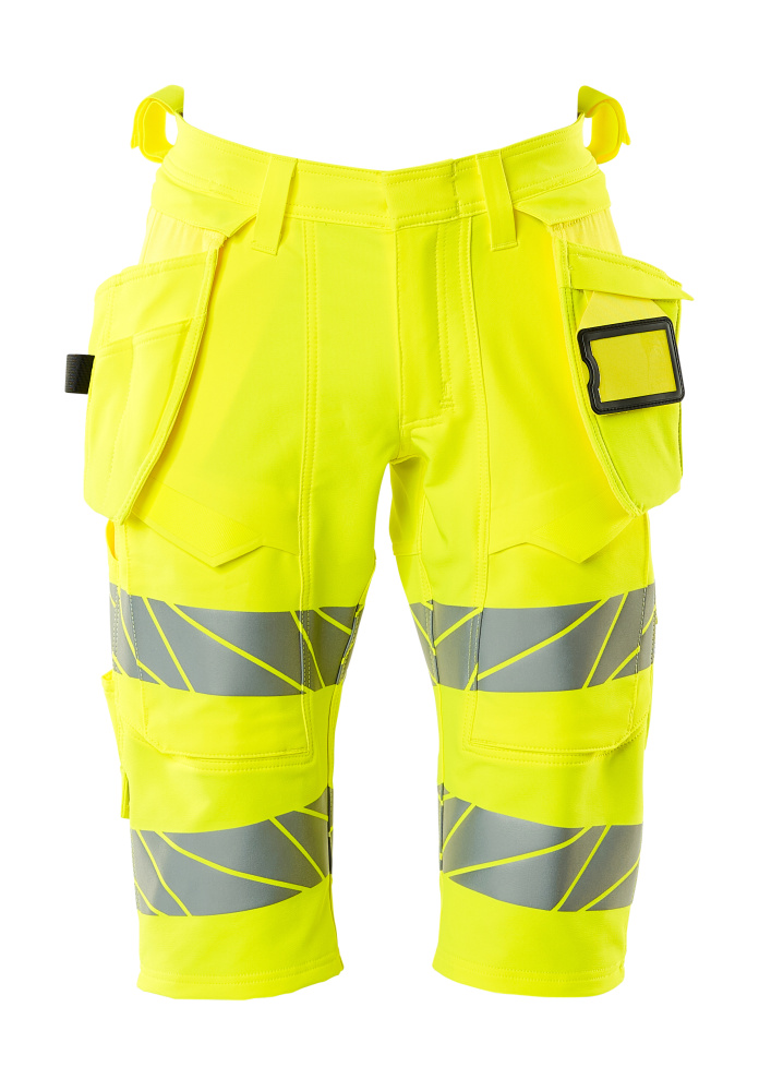 Shorts mit Hängetaschen,ULTIMATE STRETCH Shorts Größe C44, hi-vis gelb
