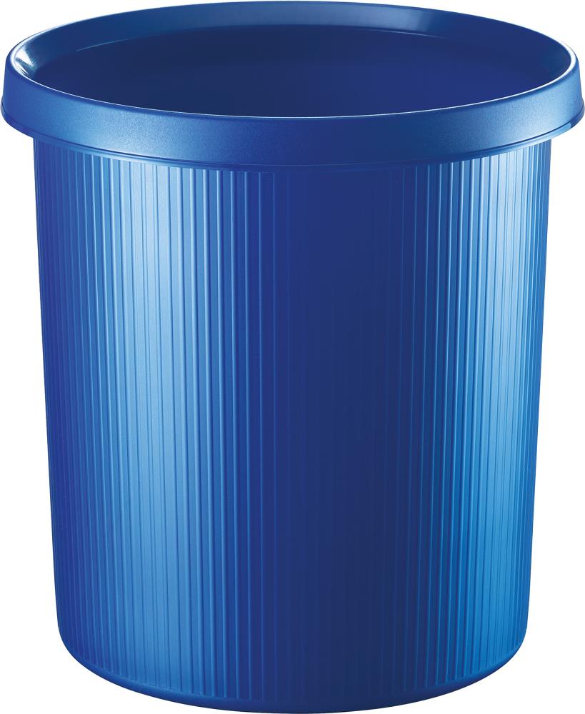 Papierkorb 18 l 320 mm blau helit