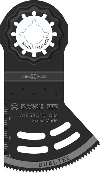 PRO AYZ 53 BPB Dual-Tec Blatt für Multifunktionswerkzeuge, 53 x 40 mm, 10-tlg.