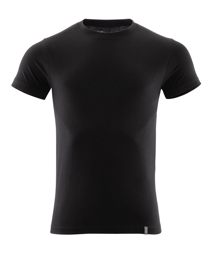 T-Shirt, moderne Passform T-shirt Größe 2XLONE, vollschwarz