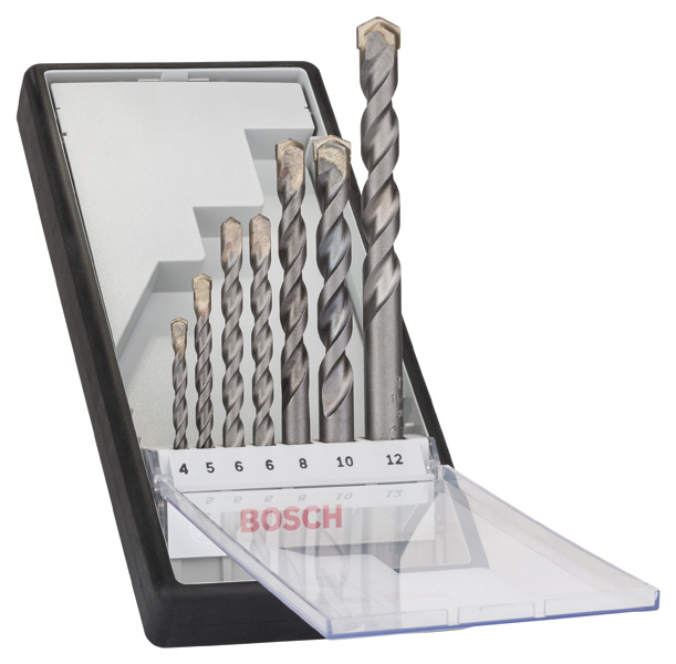 7-tlg. CYL-3 Betonbohrer-Set, Robust Line, 4–12 mm