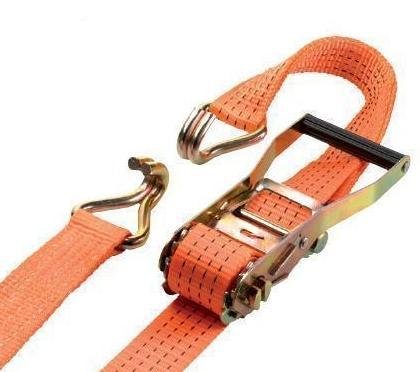 Ratschen-Zurrgurt, 6 Meter, 35 mm, 2-teilig, mit Spitzhaken Feldtmann