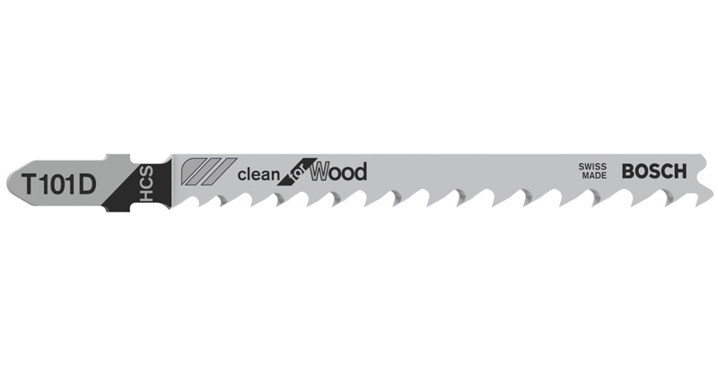 Stichsägeblatt T 101 D Clean for Wood, 100er-Pack