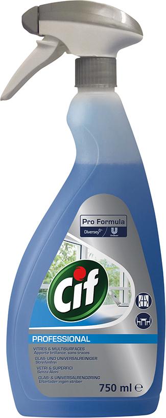 DIVERSEY CIF ProfessionalFenster + Glas 750ml