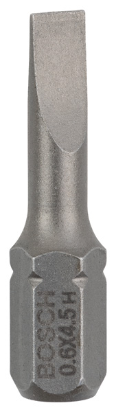 Schrauberbit Extra-Hart S 0,6 x 4,5, 25 mm, 3er-Pack