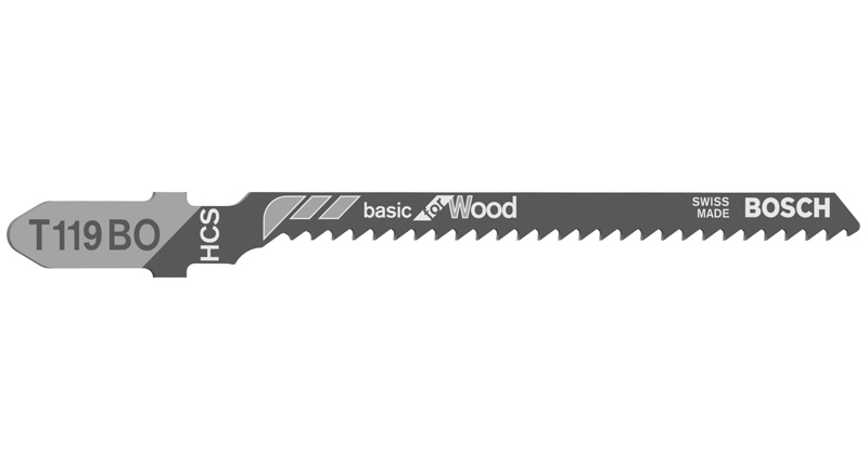 Stichsägeblatt T 119 BO Basic for Wood, 100er-Pack