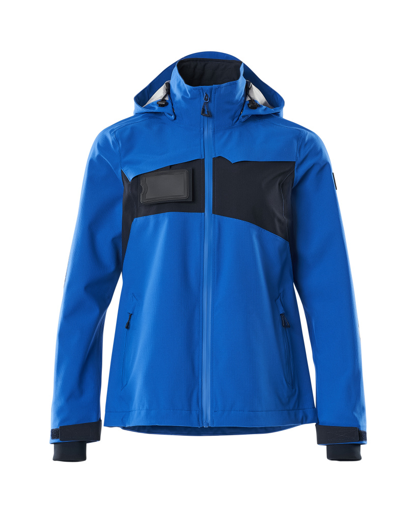 Hard Shell Jacke, Damen,geringes Gewicht Jacke Größe 2XL, azurblau/schwarzblau