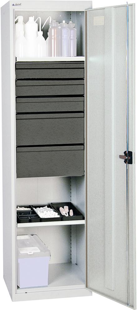 Werkzeugschrank 3/2SL2WA 1800x500x500 mm grau stumpf