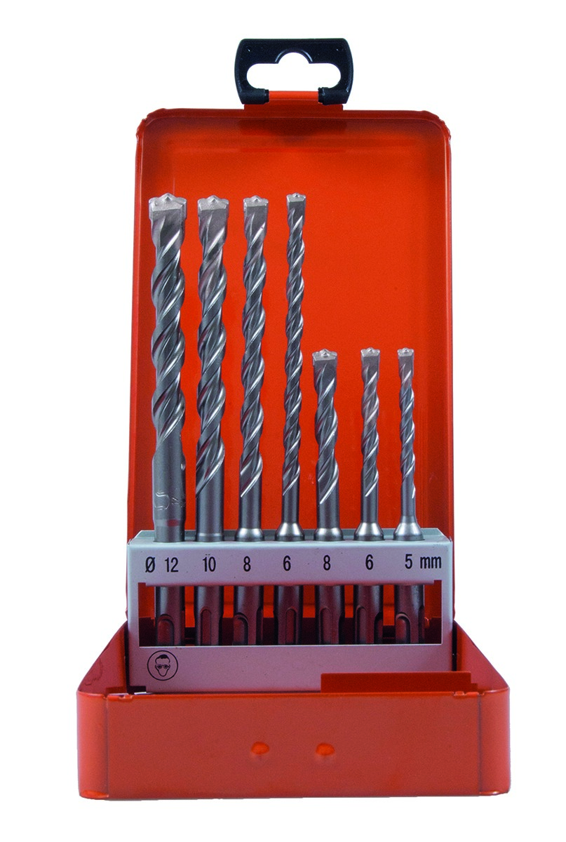 Hammerbohrer Rocket 3 PLUS Kassette 7tlg 5-12 mm