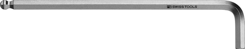 Winkelschraubendreher DIN 911L verchromt 1/16" Kugelkopf PB Swiss Tools