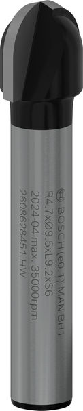 PRO Hohlkehlfräser + Zapfen, 6 x 9,5 mm