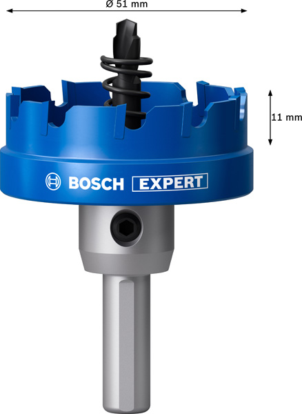EXPERT Sheet Metal Lochsäge für Stahlblech 51 mm