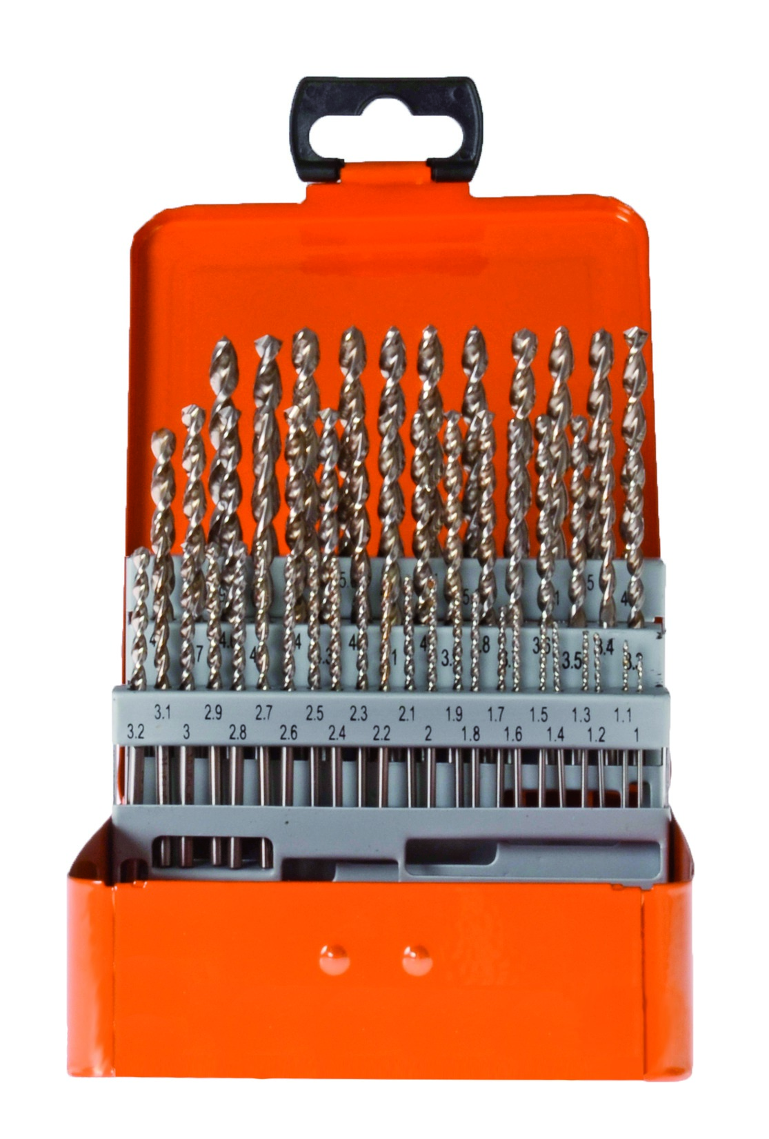 Bohrerkassette HSS-Co Typ UF-L 50tlg 1-5,9/0,1 mm