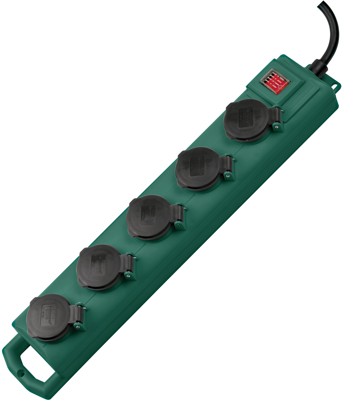 Super-Solid SL 554 DE IP54 Garten-Steckdosenverteiler 5-fach 5m H07RN-F 3G1,5