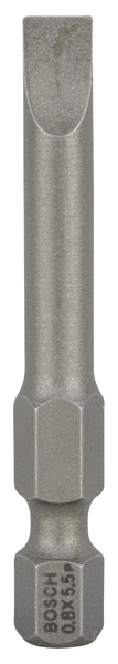 Schrauberbit Extra-Hart S 0,8 x 5,5, 49 mm, 3er-Pack