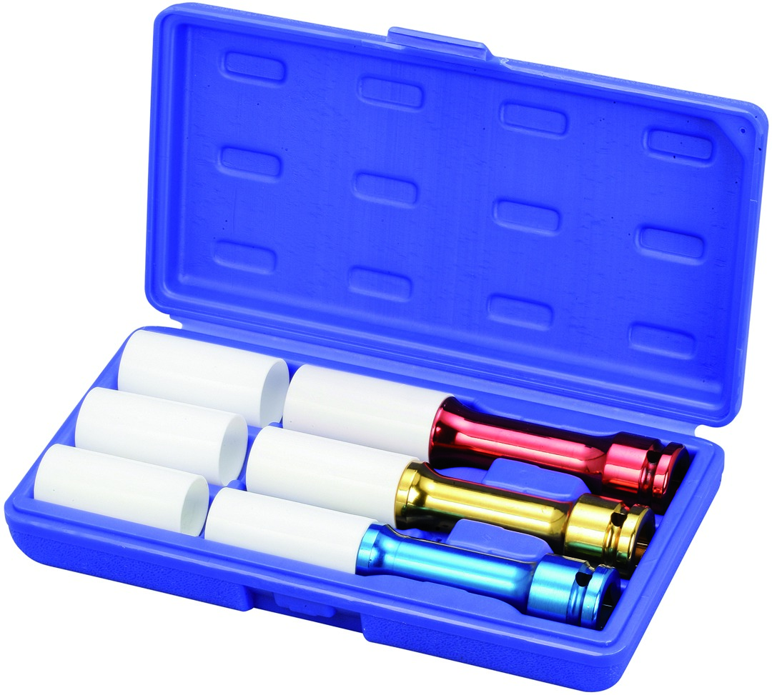 1/2" Extra Tiefe Schlagnuss Satz f. Alufelgen 6tlg
