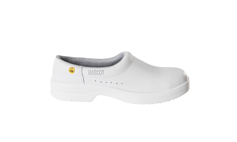 Clog S1 Arbeitsschuhwerk S1 Sicherheitsschuhe Größe 0835, weiss
