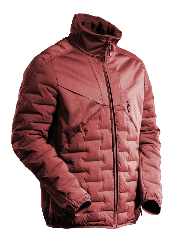 Jacke mit leichtem Futter Thermojacke Größe 2XL, Herbstrot