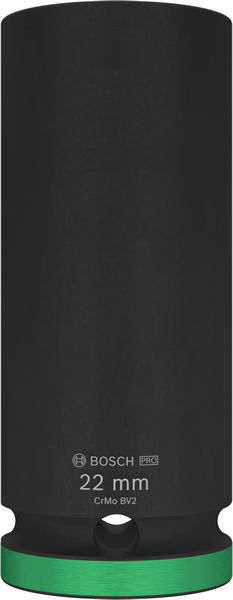 PRO Impact Steckschlüsselsatz, 1/2", 22 mm, tief