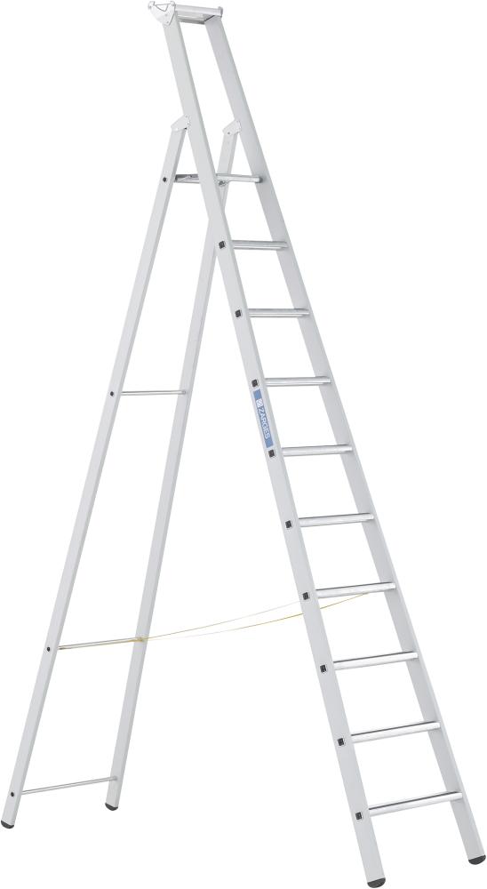 Stufenleiter Saferstep S 10 Stufen Plattformhöhe 2,64 m Arbeitshöhe 4,65 m ZARGES