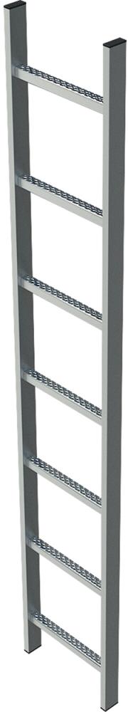 Schachtleiter Edelstahl 10 Sprossen LW300 mm ZARGES
