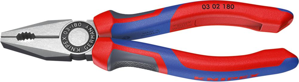 Kombinationszange poliertmit Mehrkomponenten-Griffen 160mm KNIPEX