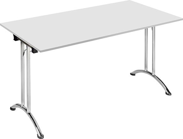 Klapptisch gebogene Kufe 120x70 cm Buche
