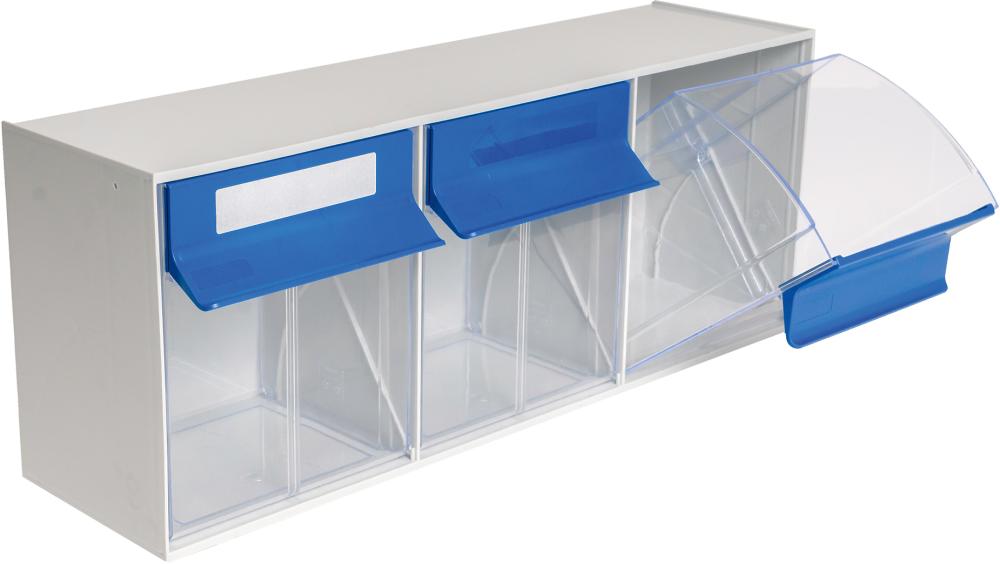 MultiStore Riegel Nr. 3 hochschlagfest Kunststofflichtgrau MultiStore Riegel Nr. 3 hochschlagfest Kunststofflichtgrau