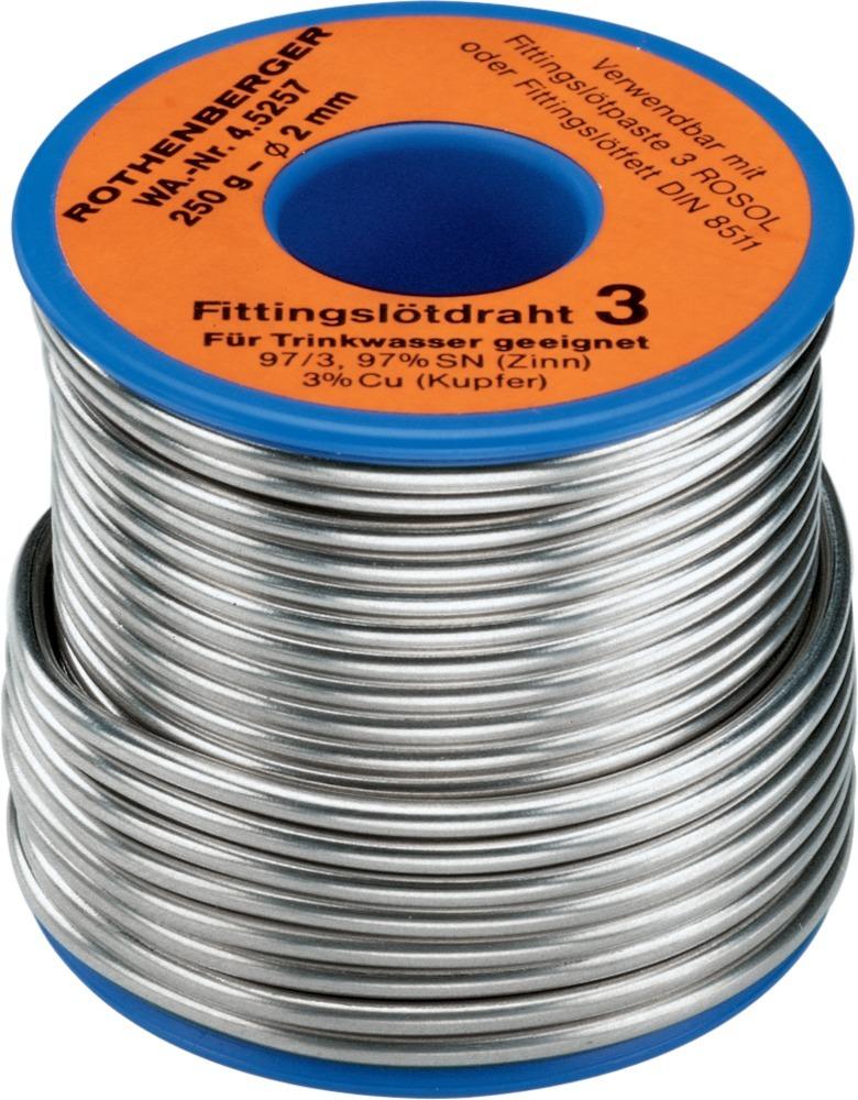 Fittingslot D. 3 mm Nr.4.5255 250g Rothenber.Rothenberger