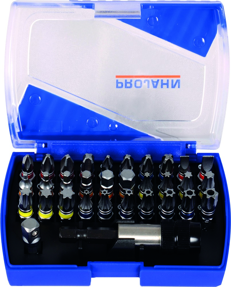 1/4" PROJAHN Bit Box mit markierten Bits 32tlg