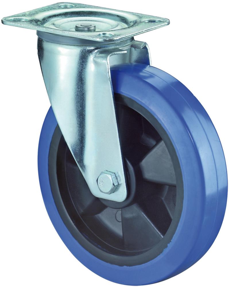 Lenkr.blau, Rollenkorb.LSS400.B61.125BS ROLLEN
