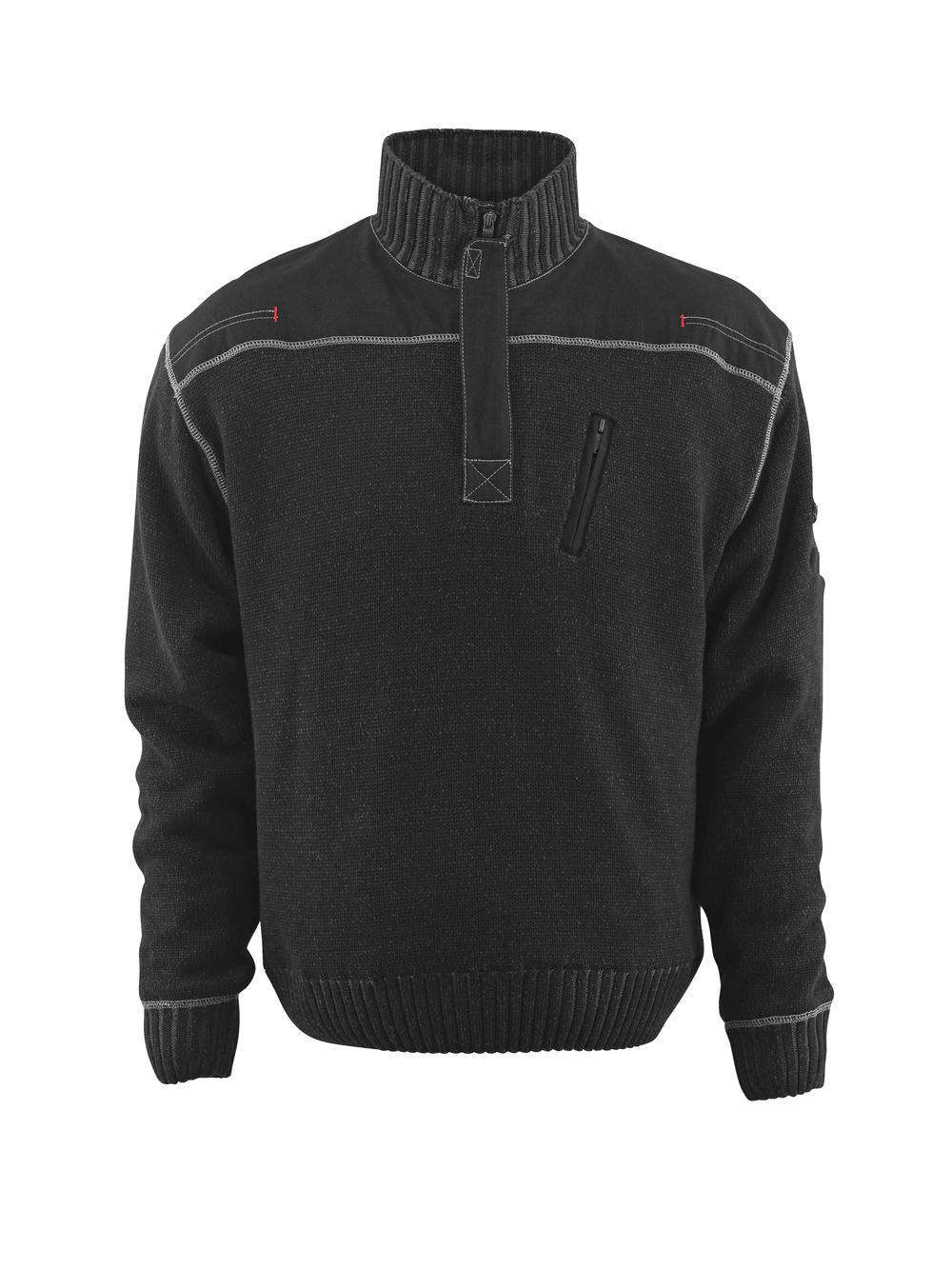 MASCOT® Naxos Strickpullover Größe 2XL, schwarz