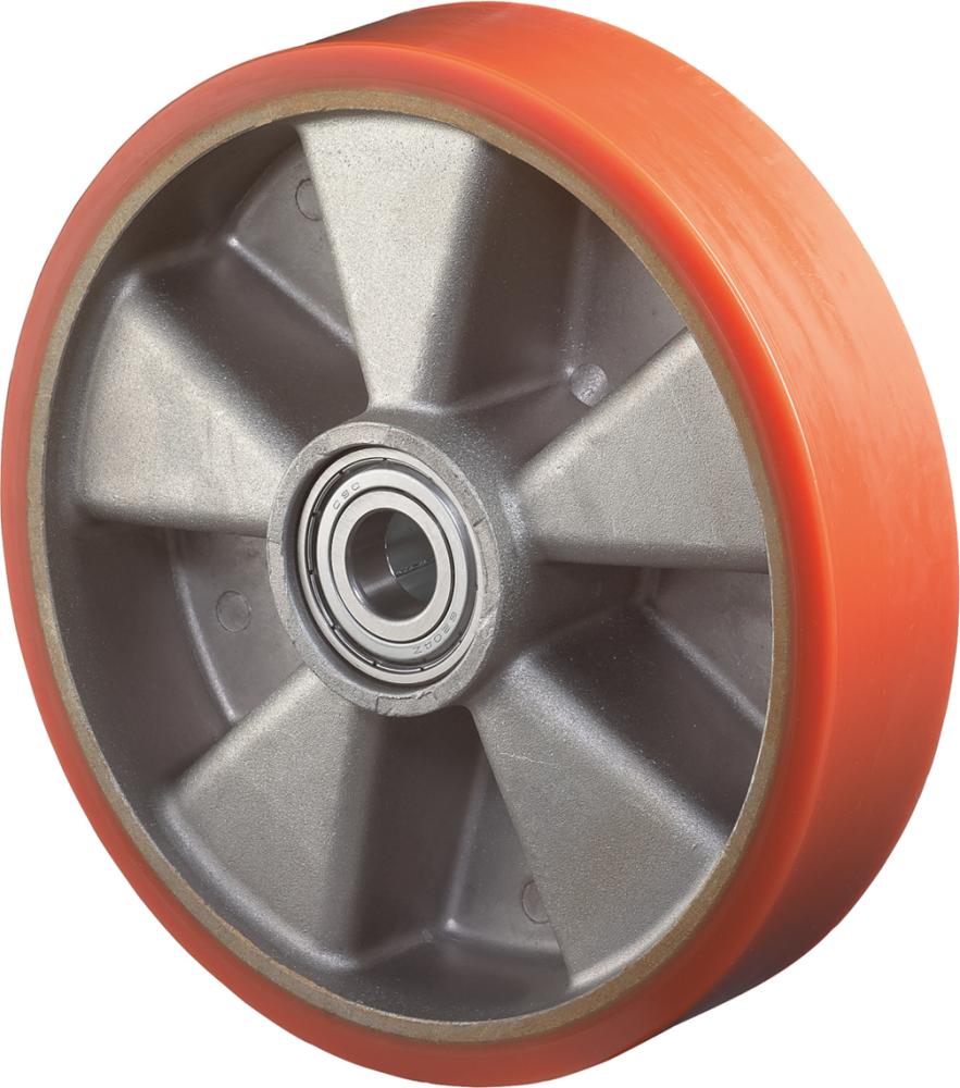 Rad 80/40mm B90.081 Polyure Guss,Radk.Alu,KL Tragkraft 250 Kg BS ROLLEN