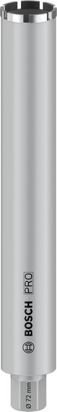 PRO Nassbohrkrone, 72 x 450 mm, G 1 1/4 Zoll UNC