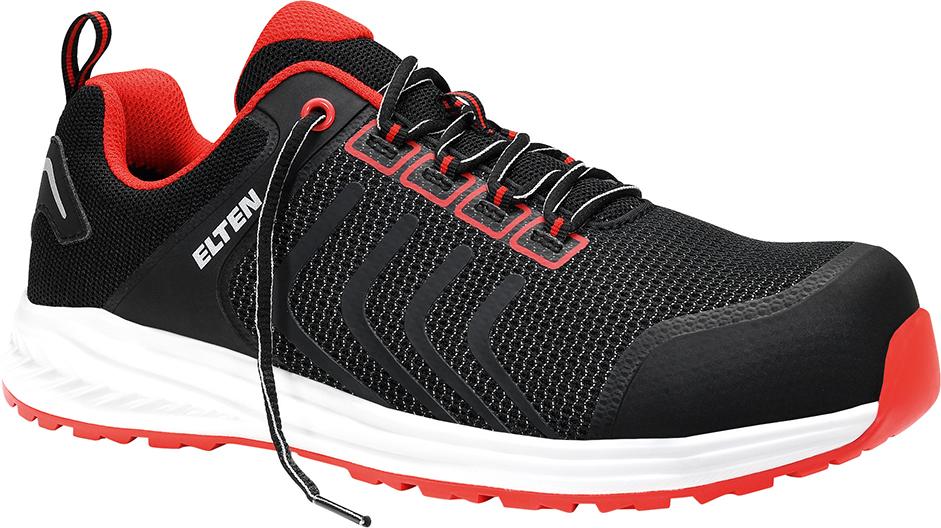 Halbschuh LIVAS black-red Low ESD S1P, Gr.36 Elten