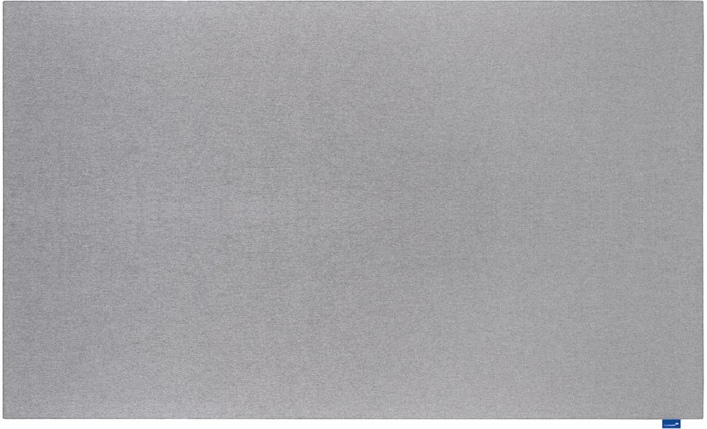 Wall-Up Akustik-Pinboard quiet grey 119,5x200