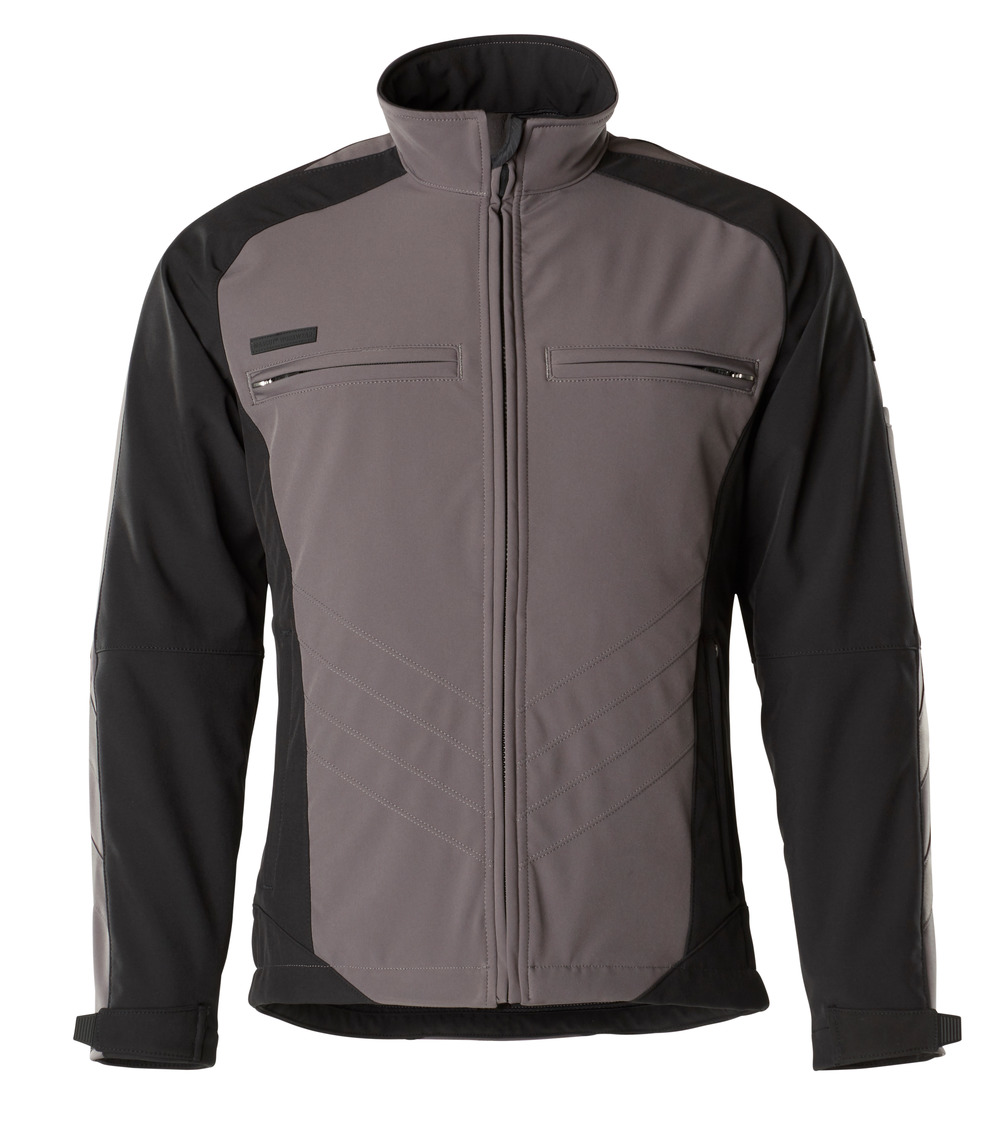 MASCOT® Dresden Soft Shell Jacke Größe 2XL, anthrazit/schwarz