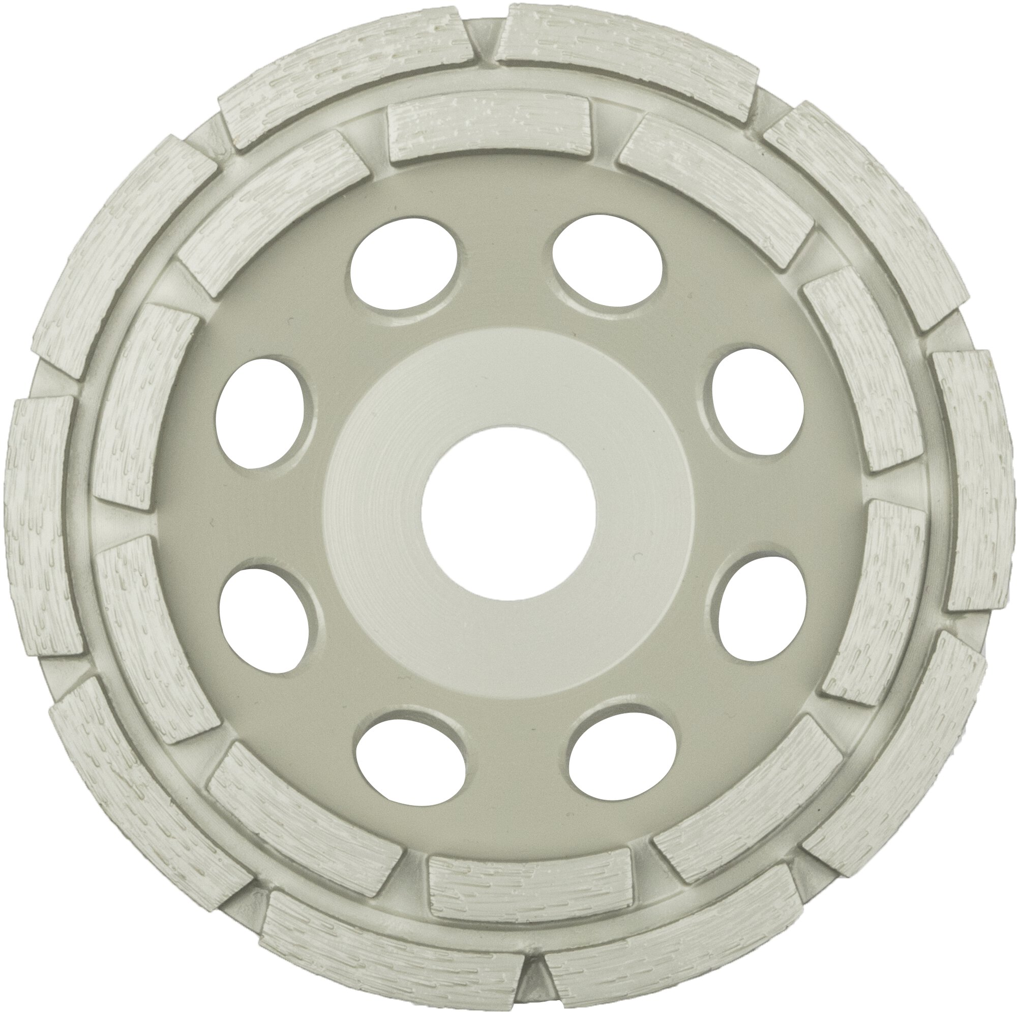 DS 300 B Diamantschleifteller, 125 x 7 x 22,23 mm 18 Segmente 7 x 5 mm, 2-Reihig