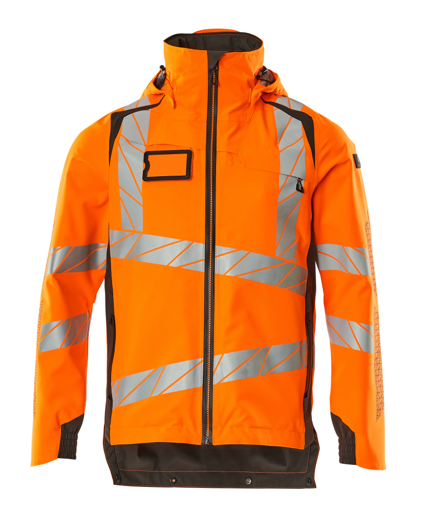 Hard Shell Jacke mit leichtem Futter Jacke Größe 2XL, hi-vis orange/dunkelanthrazit