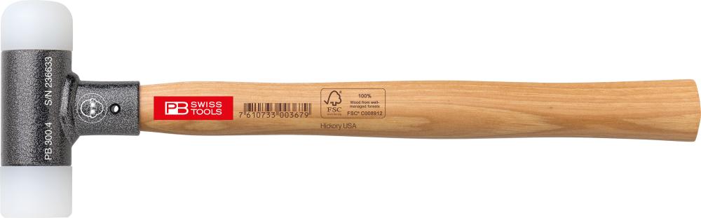 Schonhammer mit Holzstiel rückschlagfrei 22mm PB Swiss Tools