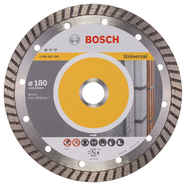 Diamanttrennscheibe Standard for Universal Turbo, 180x22,23x2,5x10 mm, 1er-Pack