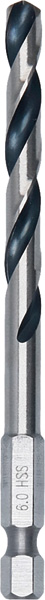 HSS PointTeQ Sechskantbohrer 6,0 mm, 10er-Pack
