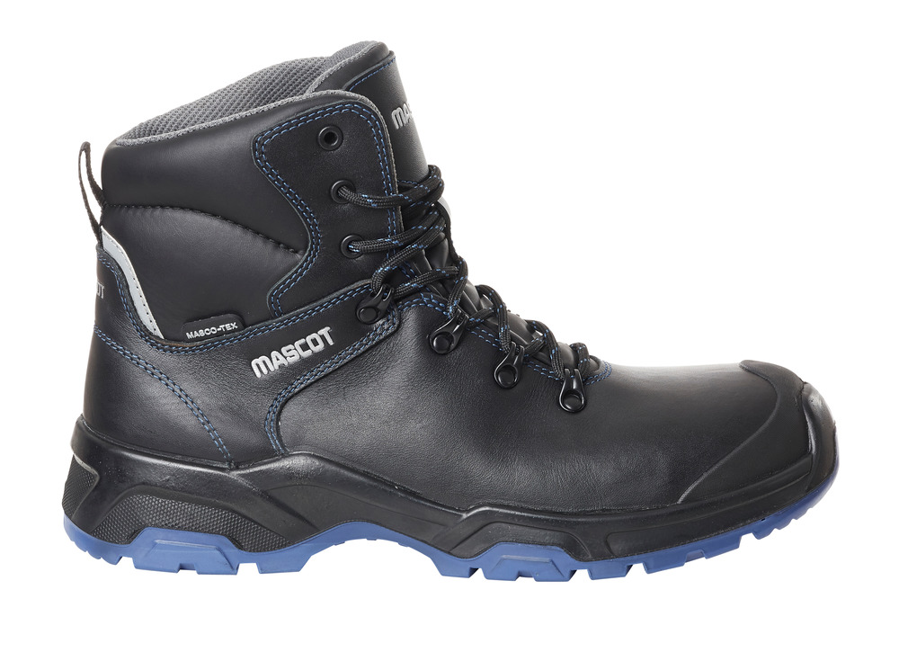 Sicherheitsstiefel S3 mit Schnürsenkel Sicherheitsstiefel S3 Sicherheitsschuhe Größe 1039, schwarz/kornblau