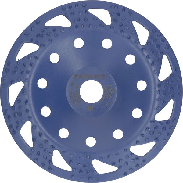 EXPERT Multi Material Carbide-Topfscheibe grob, angeschrägt, 180 mm, 22,23 mm